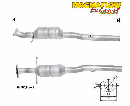 Magnaflow 72507 Каталізатор 72507: Купити в Україні - Добра ціна на EXIST.UA!