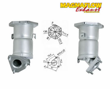 Magnaflow 75604 Каталізатор 75604: Купити в Україні - Добра ціна на EXIST.UA!