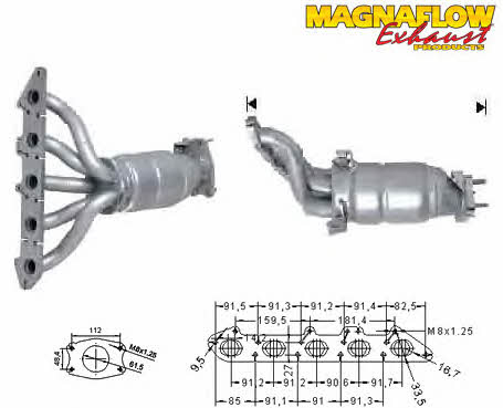 Magnaflow 79205 Каталізатор 79205: Приваблива ціна - Купити в Україні на EXIST.UA!