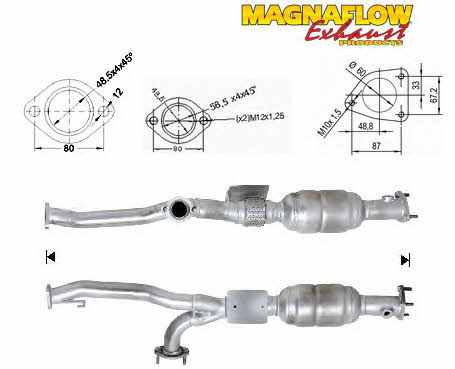 Magnaflow 74507 Каталізатор 74507: Купити в Україні - Добра ціна на EXIST.UA!