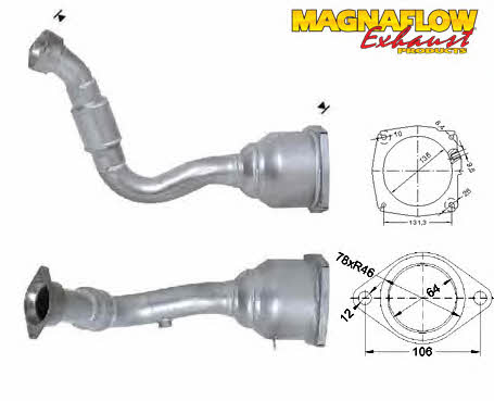 Magnaflow 70925D Каталізатор 70925D: Приваблива ціна - Купити в Україні на EXIST.UA!