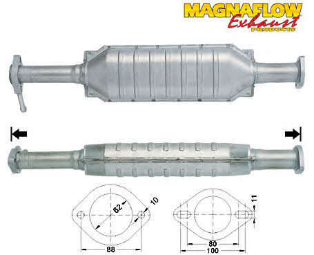 Magnaflow 80062D Каталізатор 80062D: Купити в Україні - Добра ціна на EXIST.UA!