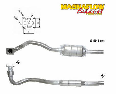 Magnaflow 72520D Каталізатор 72520D: Купити в Україні - Добра ціна на EXIST.UA!