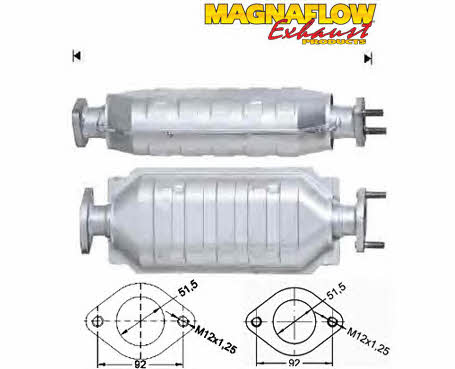 Magnaflow 75406 Каталізатор 75406: Приваблива ціна - Купити в Україні на EXIST.UA!