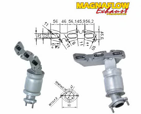 Magnaflow 72513 Каталізатор 72513: Купити в Україні - Добра ціна на EXIST.UA!