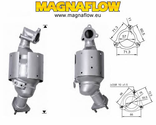 Magnaflow 74816D Каталізатор 74816D: Приваблива ціна - Купити в Україні на EXIST.UA!