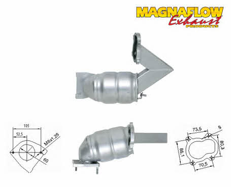 Magnaflow 76322D Каталізатор 76322D: Купити в Україні - Добра ціна на EXIST.UA!