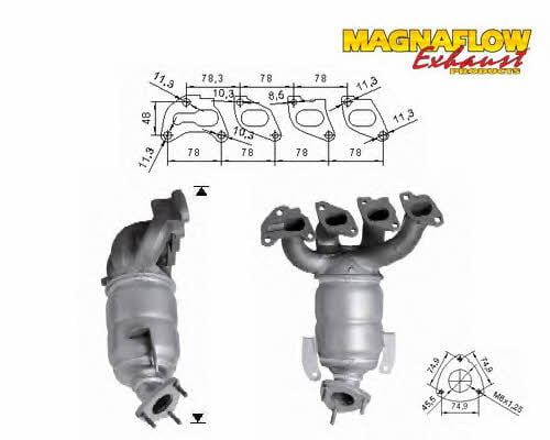 Magnaflow 65812 Каталізатор 65812: Купити в Україні - Добра ціна на EXIST.UA!