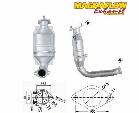 Magnaflow 72510 Каталізатор 72510: Купити в Україні - Добра ціна на EXIST.UA!
