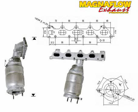 Magnaflow 75823 Каталізатор 75823: Купити в Україні - Добра ціна на EXIST.UA!