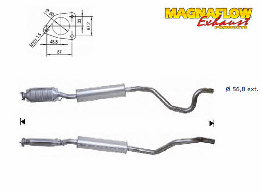 Magnaflow 64501D Каталізатор 64501D: Купити в Україні - Добра ціна на EXIST.UA!