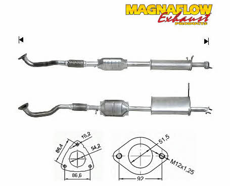 Magnaflow 73407 Каталізатор 73407: Купити в Україні - Добра ціна на EXIST.UA!