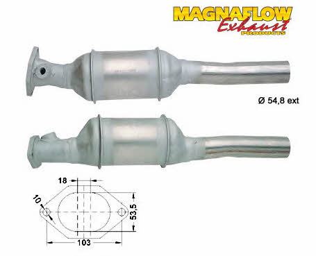 Magnaflow 81850 Каталізатор 81850: Купити в Україні - Добра ціна на EXIST.UA!