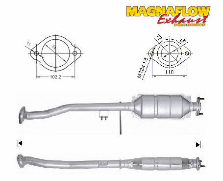 Magnaflow 72526D Каталізатор 72526D: Купити в Україні - Добра ціна на EXIST.UA!
