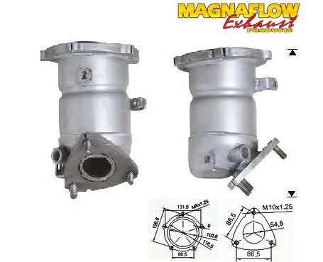 Magnaflow 73406 Каталізатор 73406: Купити в Україні - Добра ціна на EXIST.UA!