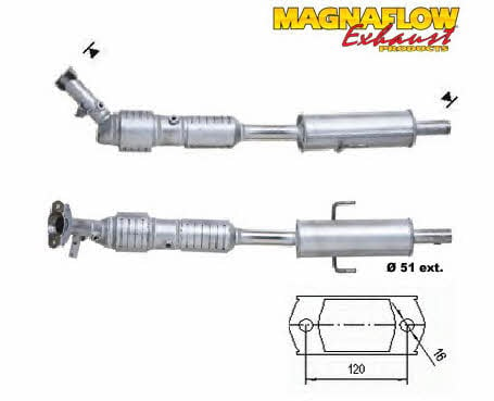 Magnaflow 74805 Каталізатор 74805: Купити в Україні - Добра ціна на EXIST.UA!