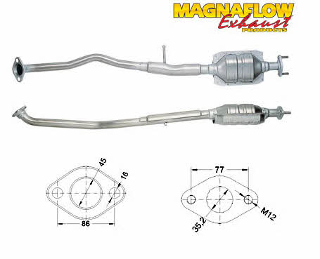Magnaflow 83418 Каталізатор 83418: Купити в Україні - Добра ціна на EXIST.UA!