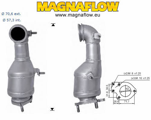 Magnaflow 65816D Каталізатор 65816D: Приваблива ціна - Купити в Україні на EXIST.UA!