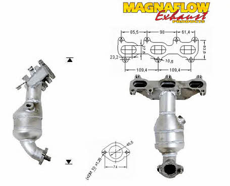 Magnaflow 83426 Каталізатор 83426: Купити в Україні - Добра ціна на EXIST.UA!