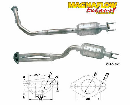 Magnaflow 81848 Каталізатор 81848: Купити в Україні - Добра ціна на EXIST.UA!