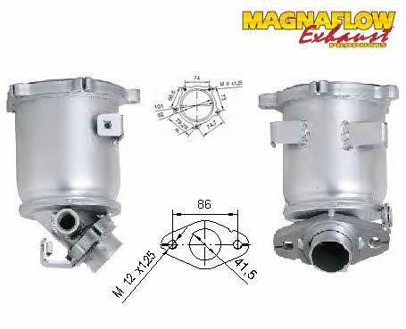 Magnaflow 73402 Каталізатор 73402: Купити в Україні - Добра ціна на EXIST.UA!