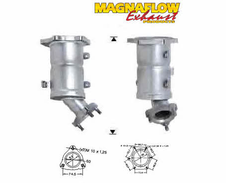 Magnaflow 75608D Каталізатор 75608D: Приваблива ціна - Купити в Україні на EXIST.UA!