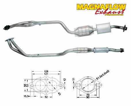 Magnaflow 80664 Каталізатор 80664: Купити в Україні - Добра ціна на EXIST.UA!