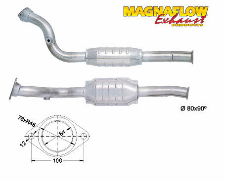Magnaflow 80955 Каталізатор 80955: Купити в Україні - Добра ціна на EXIST.UA!