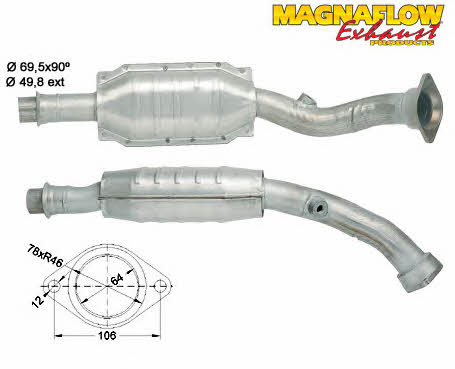 Magnaflow 80940 Каталізатор 80940: Купити в Україні - Добра ціна на EXIST.UA!