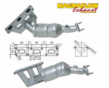 Magnaflow 70604 Каталізатор 70604: Купити в Україні - Добра ціна на EXIST.UA!