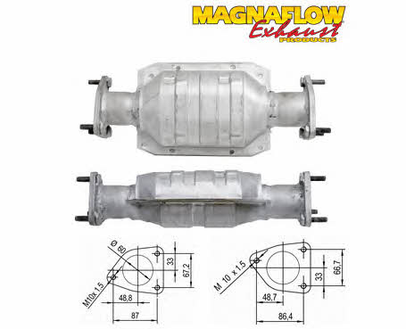 Magnaflow 85301 Каталізатор 85301: Купити в Україні - Добра ціна на EXIST.UA!
