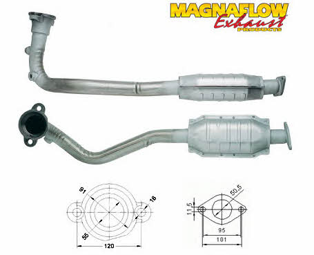 Magnaflow 82512 Каталізатор 82512: Приваблива ціна - Купити в Україні на EXIST.UA!