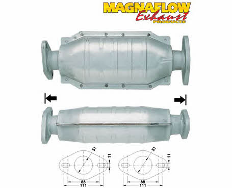 Magnaflow 80020 Каталізатор 80020: Купити в Україні - Добра ціна на EXIST.UA!