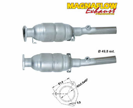 Magnaflow 78802 Каталізатор 78802: Купити в Україні - Добра ціна на EXIST.UA!
