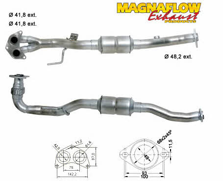 Magnaflow 78009 Каталізатор 78009: Купити в Україні - Добра ціна на EXIST.UA!