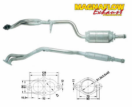 Magnaflow 80658 Каталізатор 80658: Купити в Україні - Добра ціна на EXIST.UA!