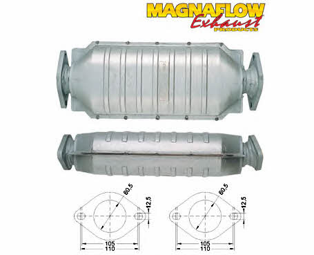 Magnaflow 82534 Каталізатор 82534: Приваблива ціна - Купити в Україні на EXIST.UA!