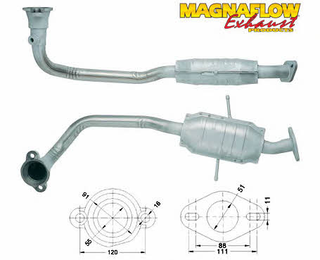 Magnaflow 82536 Каталізатор 82536: Купити в Україні - Добра ціна на EXIST.UA!