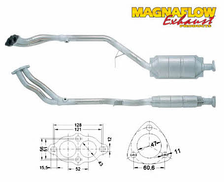 Magnaflow 80652 Каталізатор 80652: Купити в Україні - Добра ціна на EXIST.UA!