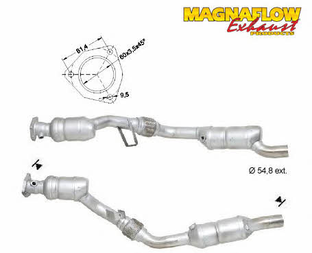 Magnaflow 70205 Каталізатор 70205: Купити в Україні - Добра ціна на EXIST.UA!
