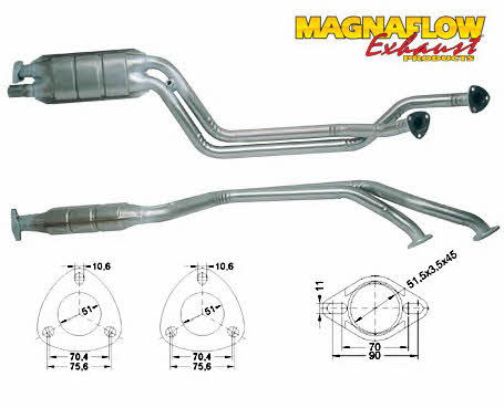 Magnaflow 80666 Каталізатор 80666: Купити в Україні - Добра ціна на EXIST.UA!