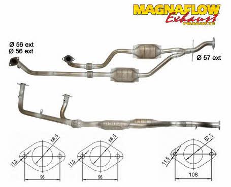 Magnaflow 85885 Каталізатор 85885: Купити в Україні - Добра ціна на EXIST.UA!