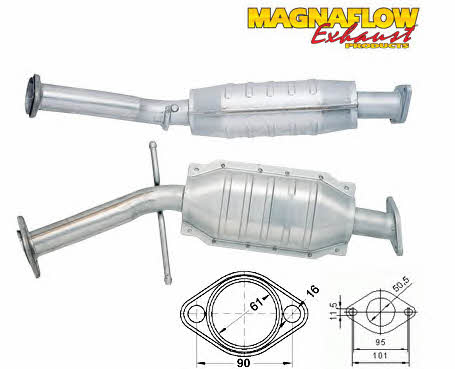 Magnaflow 82522 Каталізатор 82522: Купити в Україні - Добра ціна на EXIST.UA!