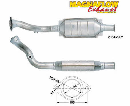 Magnaflow 86053 Каталізатор 86053: Купити в Україні - Добра ціна на EXIST.UA!