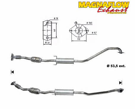 Magnaflow 78022D Каталізатор 78022D: Купити в Україні - Добра ціна на EXIST.UA!