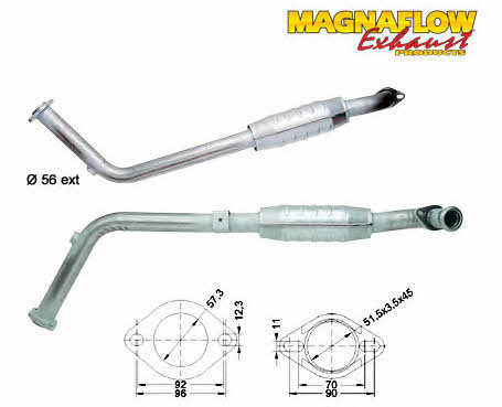 Magnaflow 85844 Каталізатор 85844: Купити в Україні - Добра ціна на EXIST.UA!