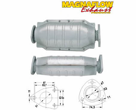 Magnaflow 83004 Каталізатор 83004: Купити в Україні - Добра ціна на EXIST.UA!
