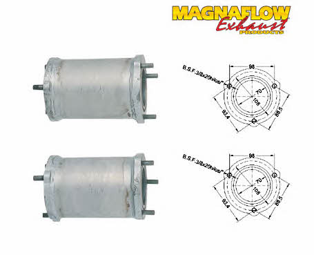 Magnaflow 81408 Каталізатор 81408: Купити в Україні - Добра ціна на EXIST.UA!