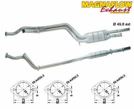 Magnaflow 85014 Каталізатор 85014: Купити в Україні - Добра ціна на EXIST.UA!