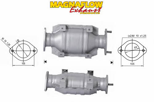 Magnaflow 85618 Каталізатор 85618: Купити в Україні - Добра ціна на EXIST.UA!